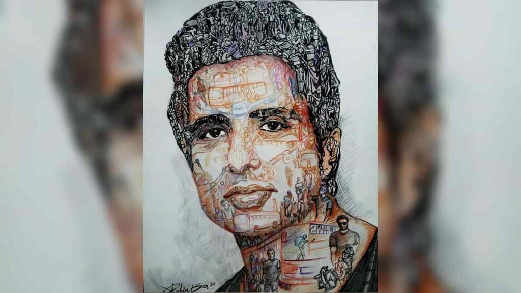 Sonu Sood Painting