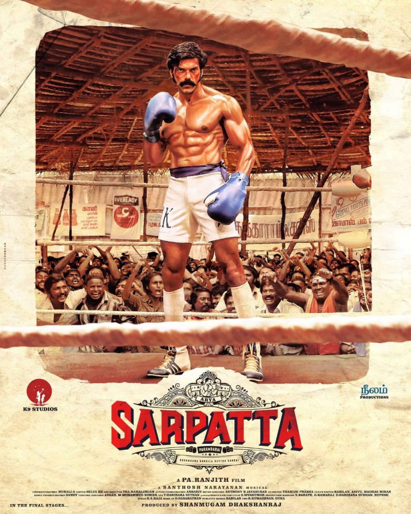 AryaAndPaRanjith Sarpatta MovieFirstLook