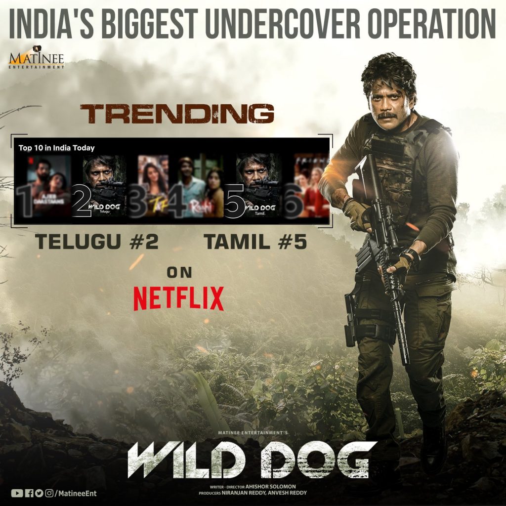 Nagarjung WildDogMovie TopTrendingInNetflix