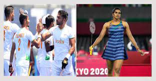 SINDHU-AND-INDIAN-HOCKEY-TEAM-ENTERS-QUARTER-FINALS-OLYMPICS-2021