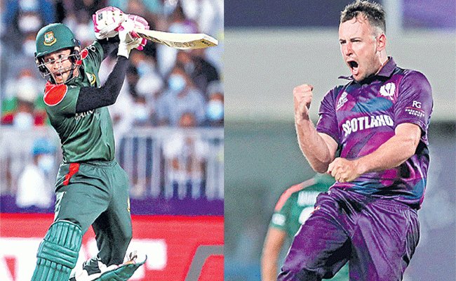 SCOTLAND-BEAT-BANGLADESH-IN-FIRSTMATCH-OF-T20WORLDCUP