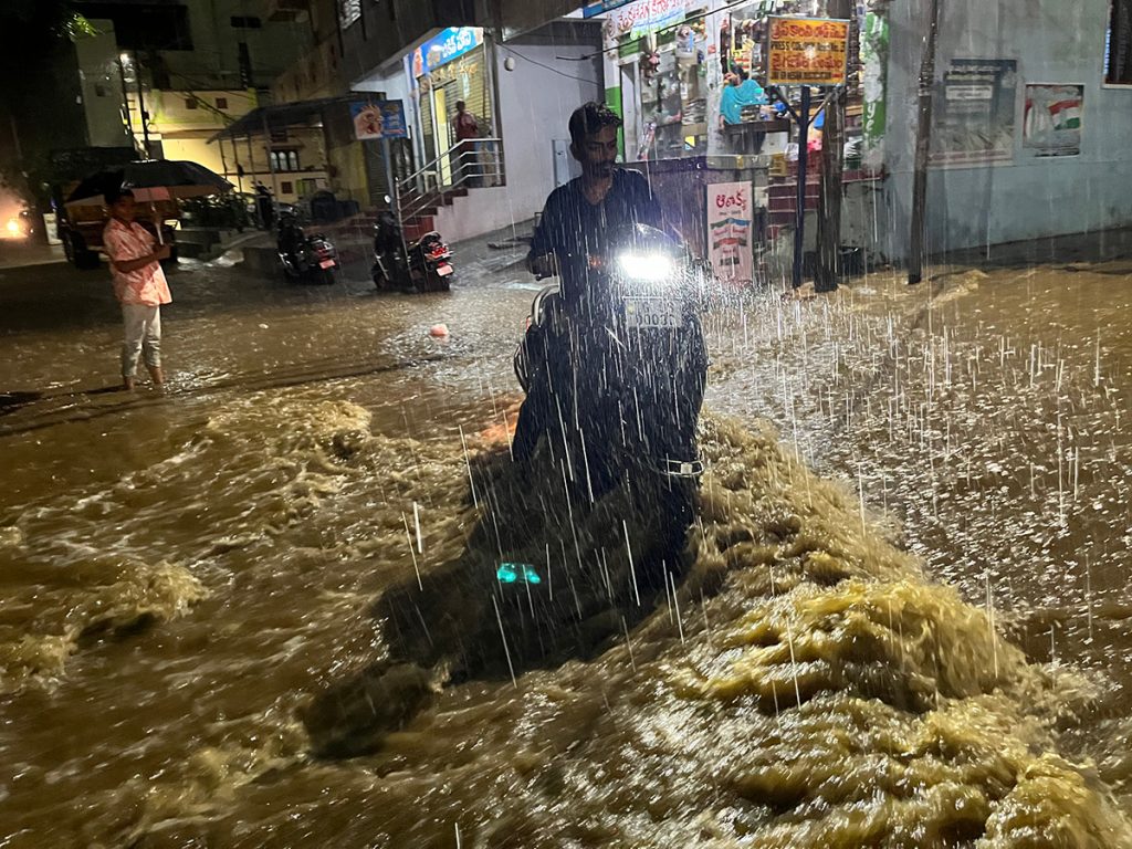Hyderabad Deluged Chaos as Rains Wreak Havoc