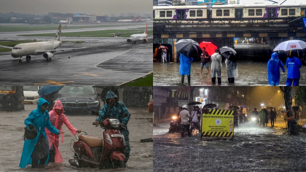 Mumbai Rains Disrupt Over 250 Flights, City in Chaos