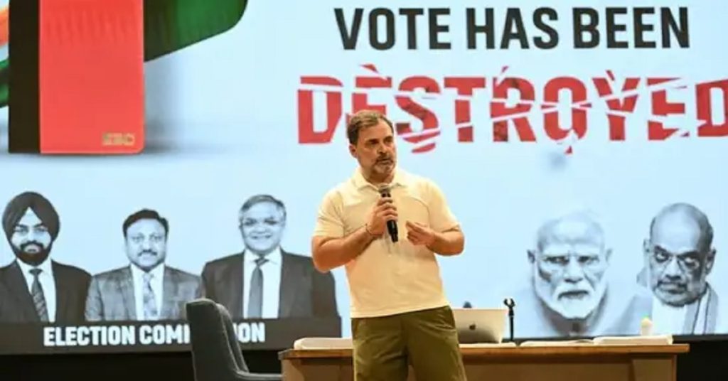 Rahul Gandhi Alleges Massive Voter Fraud in 2024 Elections