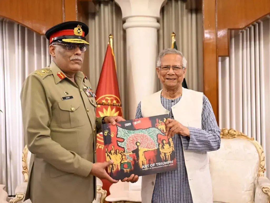 BANGLADESHI - PM - YUNUS - SPARKS - ROW - WITH - DISTORTED - INDIA - MAP