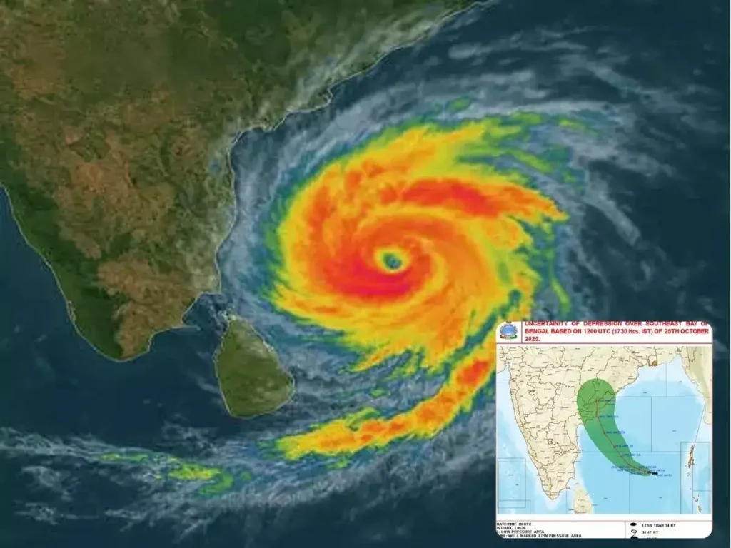 Montha's Fury Cyclone Montha Approaches!