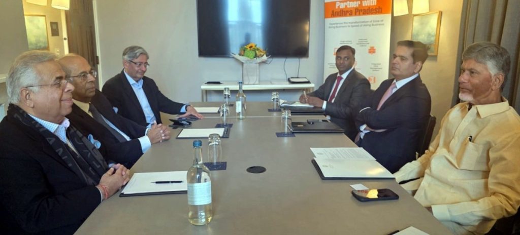 Chandrababu Announces Hinduja Deal from London