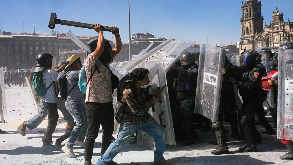 Mexico’s Gen-Z Protests Turn Violent