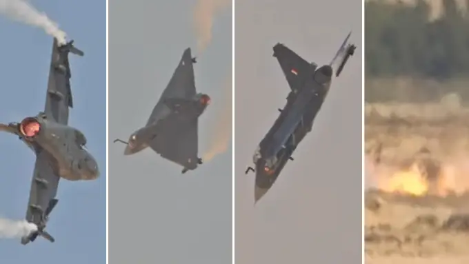Tejas Crash Video New Footage Shows the Impact Clearly